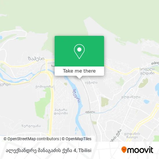 ალექსანდრე მანაგაძის ქუჩა 4 map