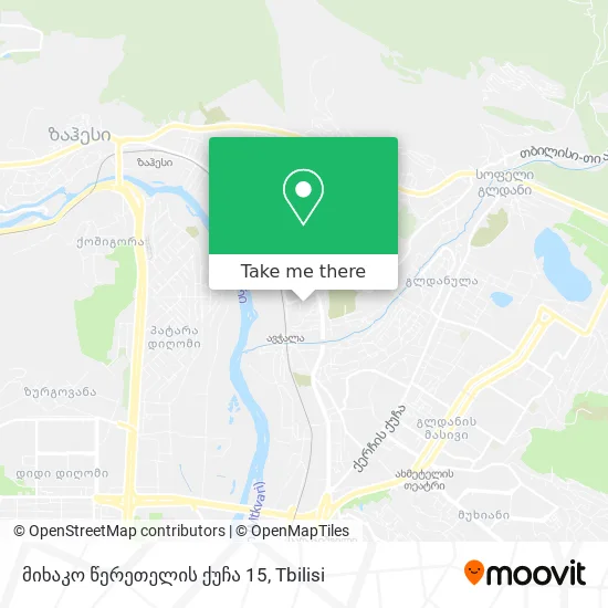 მიხაკო წერეთელის ქუჩა 15 map