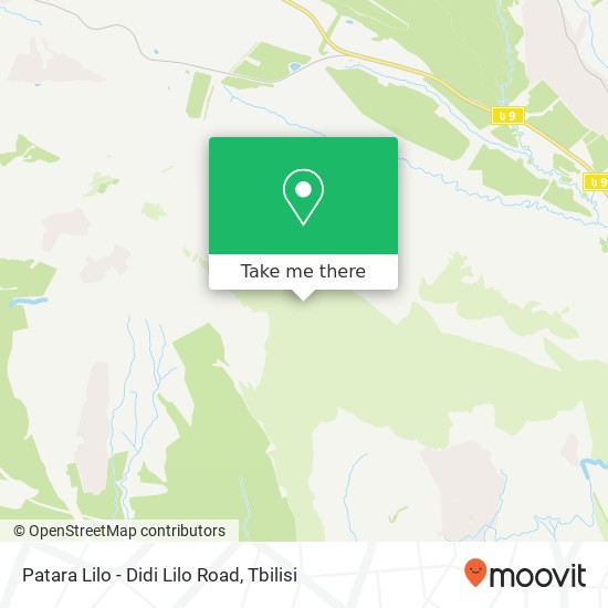 Карта Patara Lilo - Didi Lilo Road