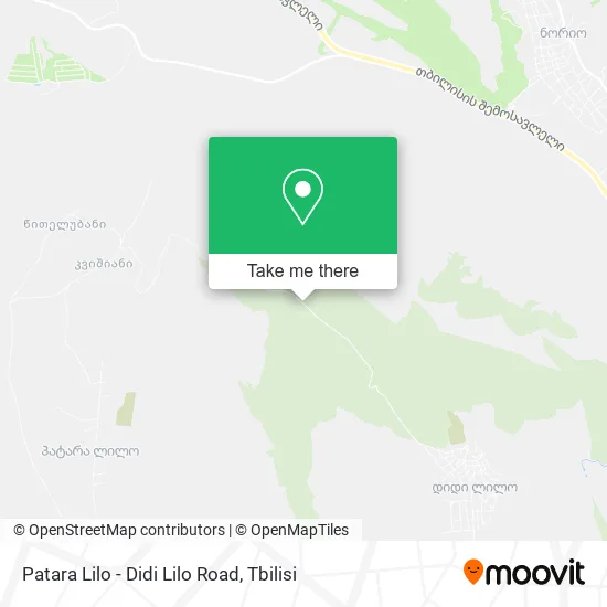 Карта Patara Lilo - Didi Lilo Road