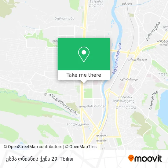 ესმა ონიანის ქუჩა 29 map