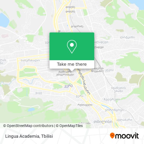 Lingua Academia map