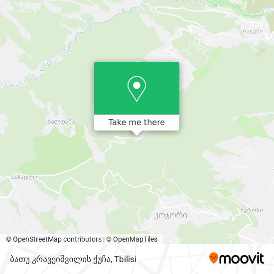 ბათუ კრავეიშვილის ქუჩა map