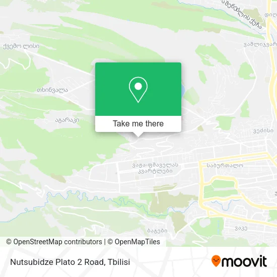 Карта Nutsubidze Plato 2 Road