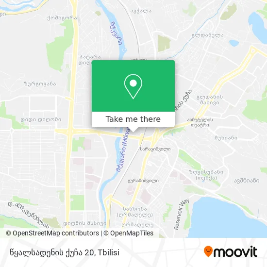 წყალსადენის ქუჩა 20 map