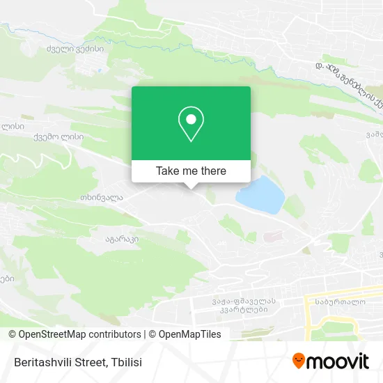 Карта Beritashvili Street