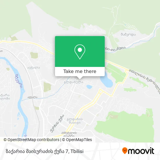 ზაქარია მაისურაძის ქუჩა 7 map