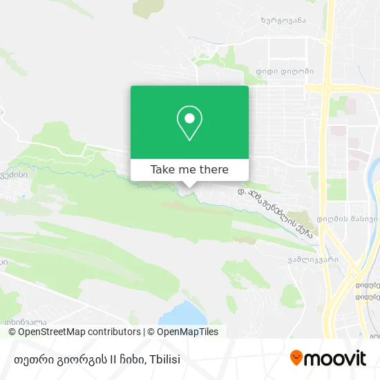 თეთრი გიორგის II ჩიხი map