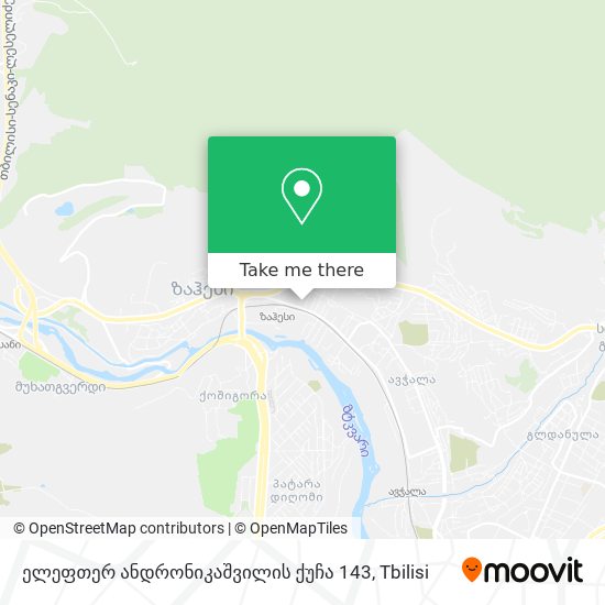 ელეფთერ ანდრონიკაშვილის ქუჩა 143 map