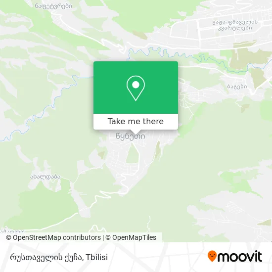 რუსთაველის ქუჩა map