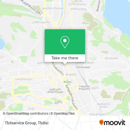 Tbilservice Group map