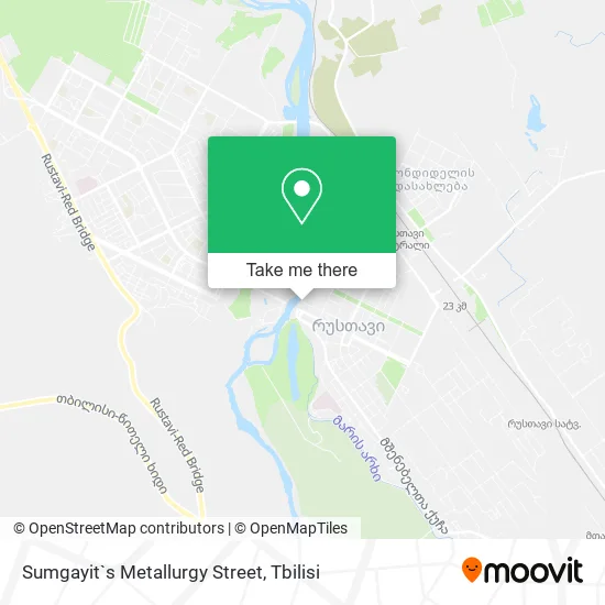 Sumgayit`s Metallurgy Street map