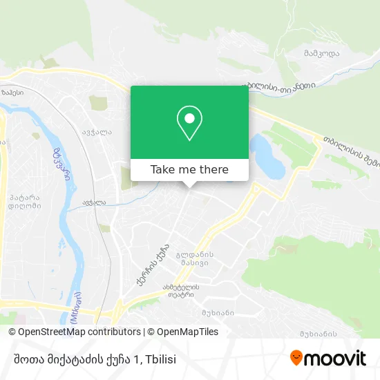 შოთა მიქატაძის ქუჩა 1 map