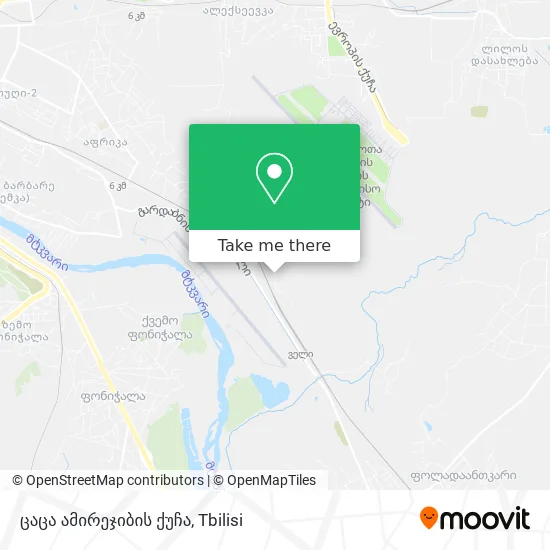 ცაცა ამირეჯიბის ქუჩა map