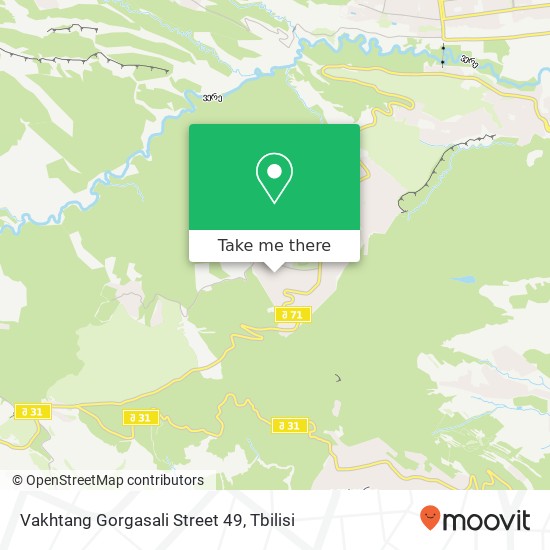 Vakhtang Gorgasali Street 49 map