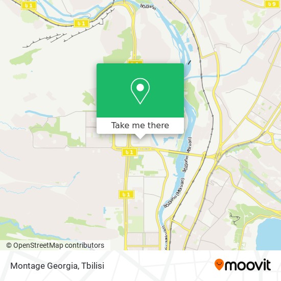 Карта Montage Georgia