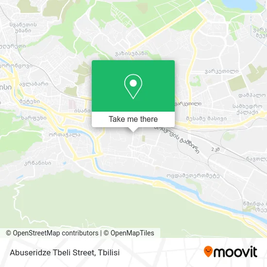 Карта Abuseridze Tbeli Street