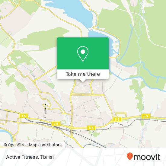 Active Fitness map