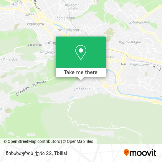 წინანაურის ქუჩა 22 map