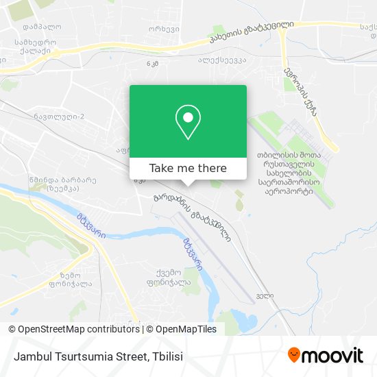 Карта Jambul Tsurtsumia Street