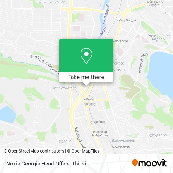 Nokia Georgia Head Office map