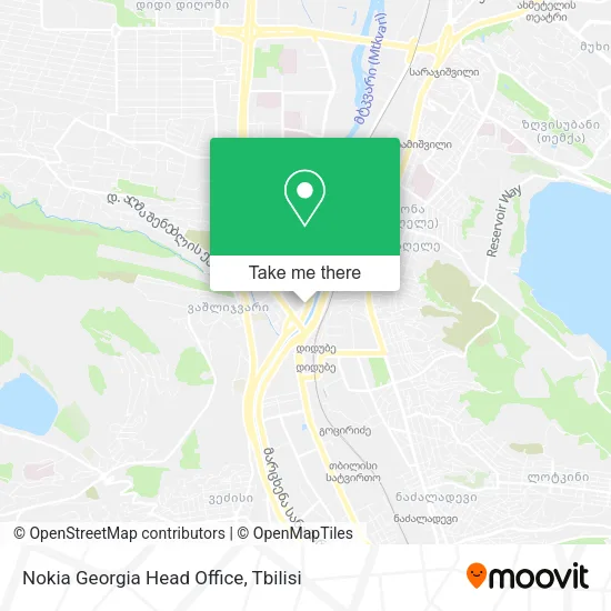 Карта Nokia Georgia Head Office