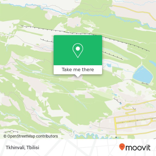 Tkhinvali map