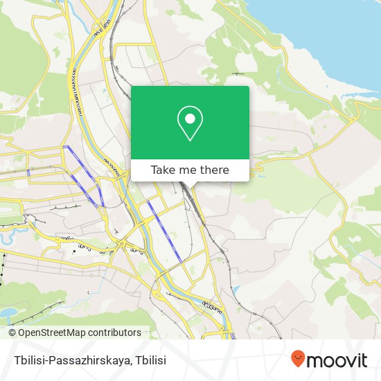 Tbilisi-Passazhirskaya map