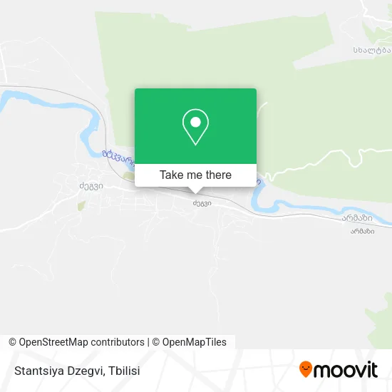 Карта Stantsiya Dzegvi