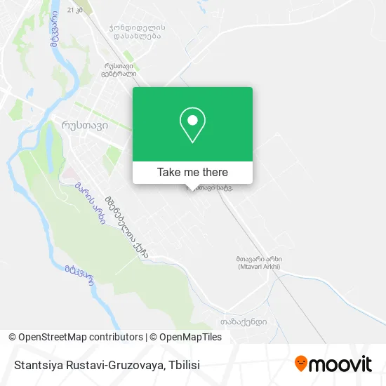 Карта Stantsiya Rustavi-Gruzovaya