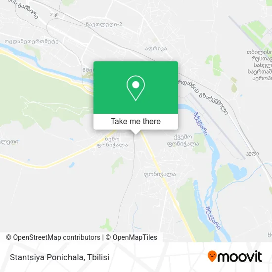Карта Stantsiya Ponichala