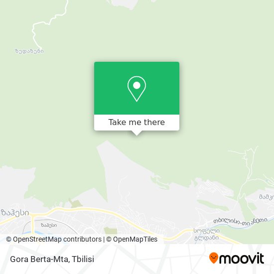 Gora Berta-Mta map
