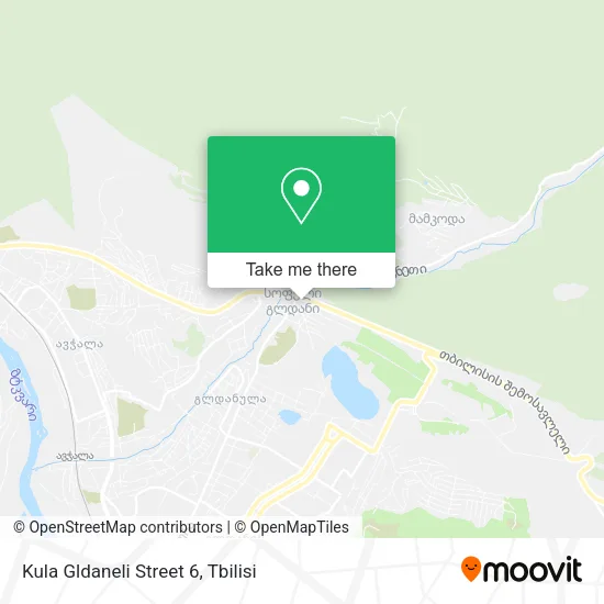 Карта Kula Gldaneli Street 6