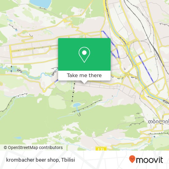 krombacher beer shop map