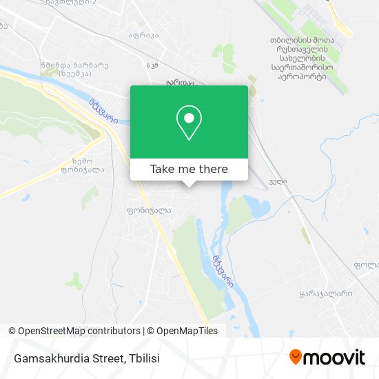 Gamsakhurdia Street map