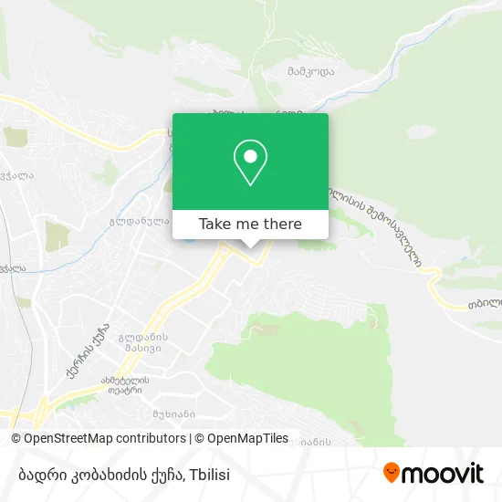 ბადრი კობახიძის ქუჩა map