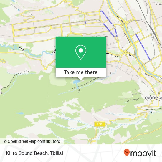 Kiiito Sound Beach map