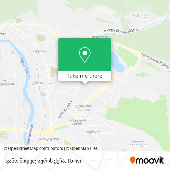 ვანო მიდელაურის ქუჩა map