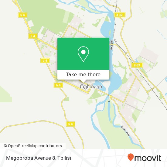 Megobroba Avenue 8 map