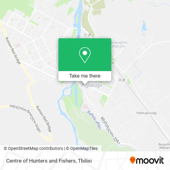 Карта Centre of Hunters and Fishers