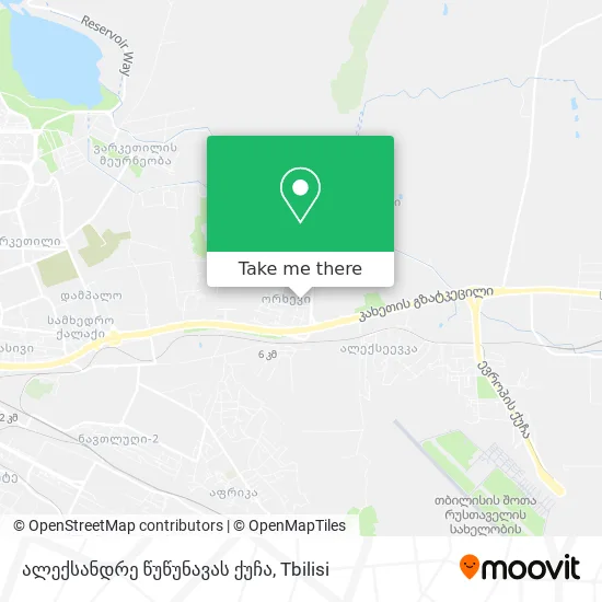 ალექსანდრე წუწუნავას ქუჩა map