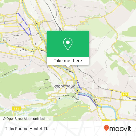 Карта Tiflis Rooms Hostel