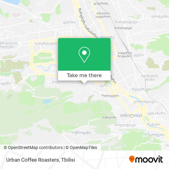 Карта Urban Coffee Roasters