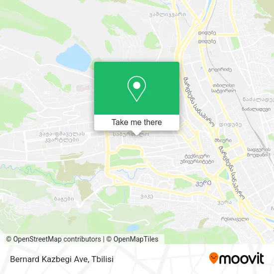 Карта Bernard Kazbegi Ave