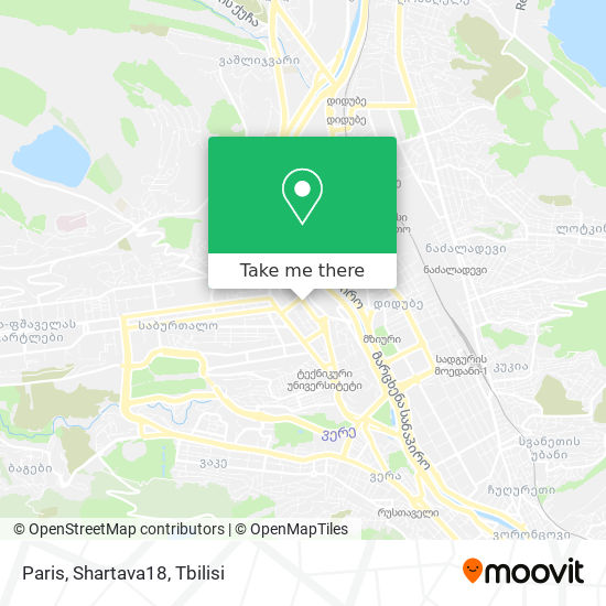 Карта Paris, Shartava18