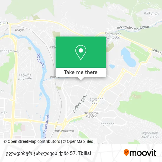 ვლადიმერ ჯანჯღავას ქუჩა 57 map