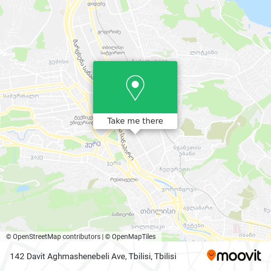 Карта 142 Davit Aghmashenebeli Ave, Tbilisi