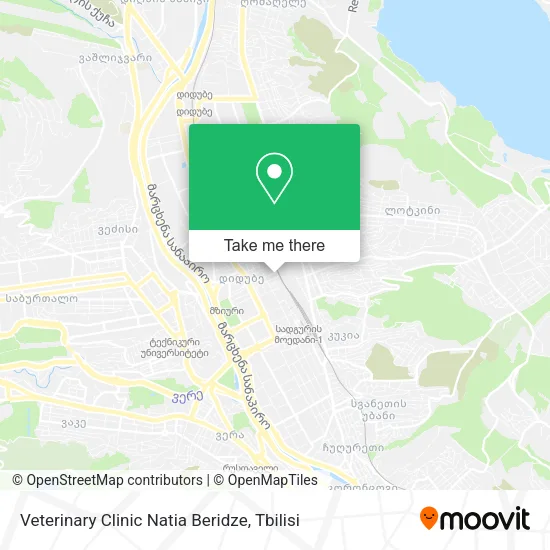 Карта Veterinary Clinic Natia Beridze