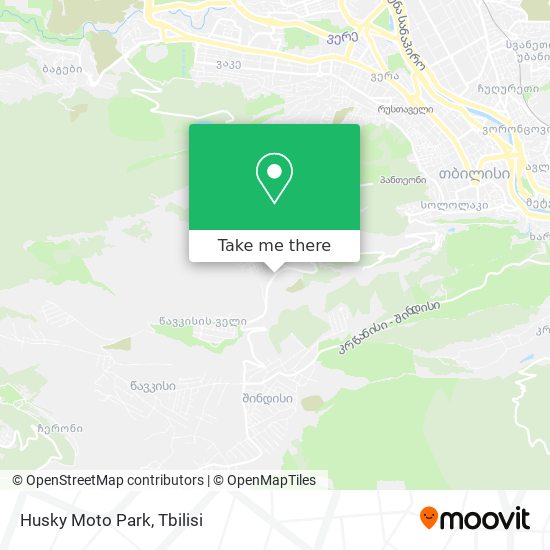 Husky Moto Park map