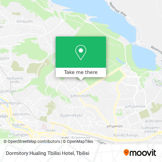 Карта Dormitory Hualing Tbilisi Hotel